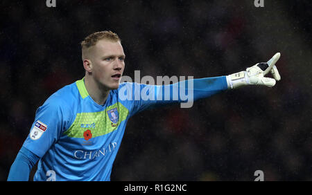 Sheffield Wednesday goalkeeper Cameron Dawson Stock Photo