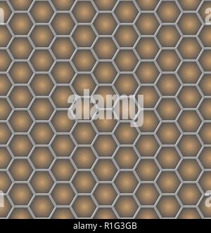 honeycomb seamless pattern Stock Vector