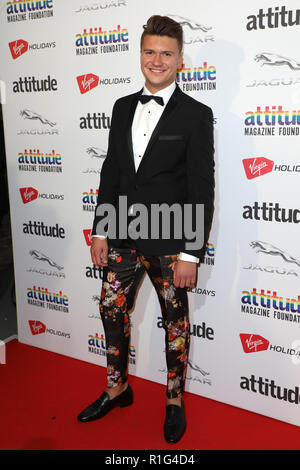 The Attitude Awards 2018 - Arrivals  Featuring: Guest Where: London, United Kingdom When: 11 Oct 2018 Credit: Lia Toby/WENN.com Stock Photo