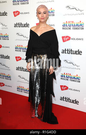 The Attitude Awards 2018 - Arrivals  Featuring: SuRie Where: London, United Kingdom When: 11 Oct 2018 Credit: Lia Toby/WENN.com Stock Photo
