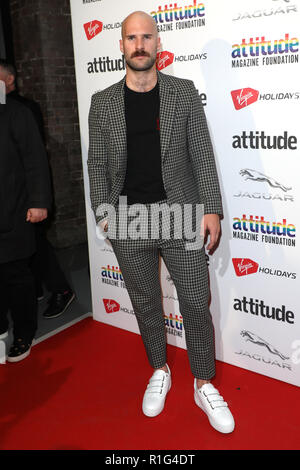 The Attitude Awards 2018 - Arrivals  Featuring: Guest Where: London, United Kingdom When: 11 Oct 2018 Credit: Lia Toby/WENN.com Stock Photo