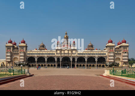 Mysore Palace, Mysore, Karnataka, India Stock Photo