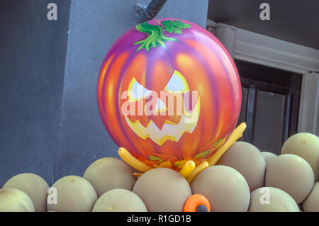 Funny Haloween Balloon At Amsterdam The Netherlands 2018 Stock Photo