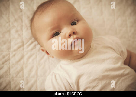 Portrait of a cute beautiful baby boy Stock Photo - Alamy
