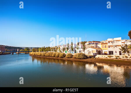 Gilao edge of the river, Tavira, Algarve region, Portugal Stock Photo