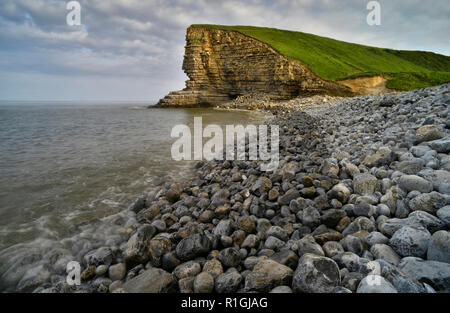 Nash Point at sunrise, South Wales (4) Stock Photo