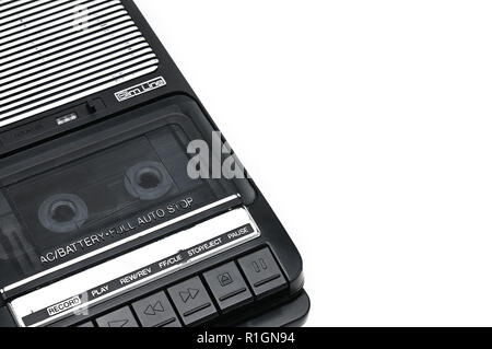 Stellaphone brand reel to reel recorder fitted with Synchrotape high  fidelity audio tape typical of 1950s and 1960s equipment. UK studio. (133  Stock Photo - Alamy