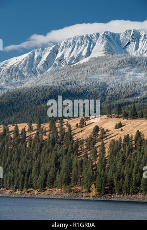 Wallowa Lake and Chief Joseph Mountain, Wallowa County, Oregon. Stock Photo