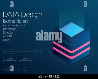 Dashboard infographic template with modern design Stock Vector