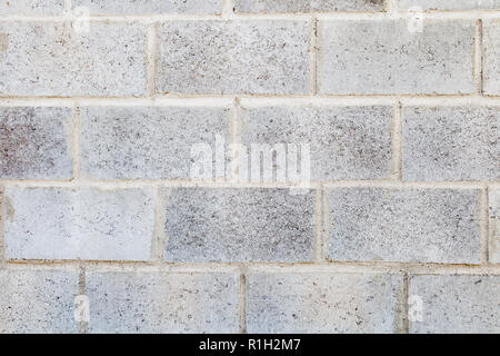 Old concrete blocks wall texture background Stock Photo