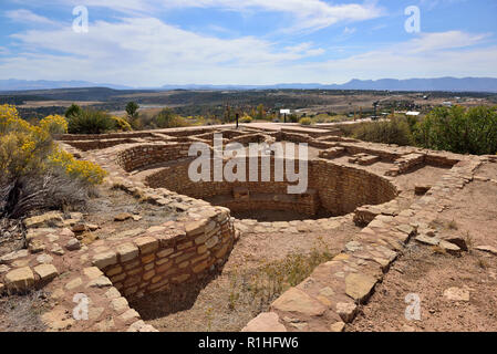 Great Kiva, Escalante Pueblo, Canyon of the Ancients National Monument, Dolores, Colorado, USA 180929 69819 Stock Photo