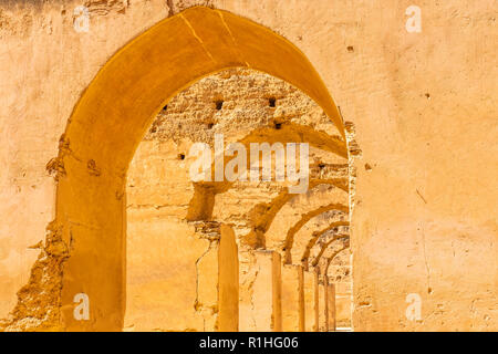 Meknes Royal Stables of the romans, Morocco Stock Photo