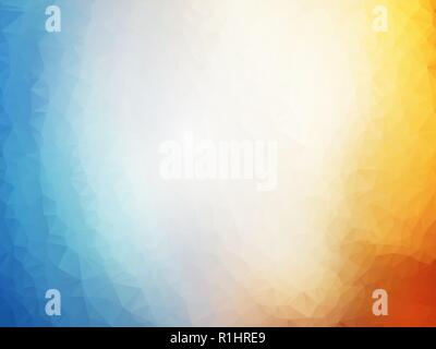 cool orange blue summer geometric wallpaper Stock Vector
