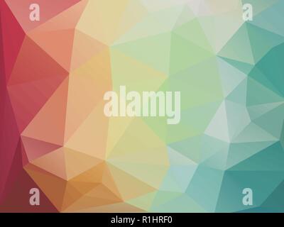 abstract geometric mosaic background pastel color Stock Vector