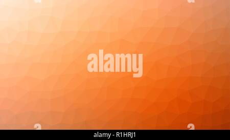 Abstract vector trendy orange triangular pattern. Modern polygonal background HD format Stock Vector