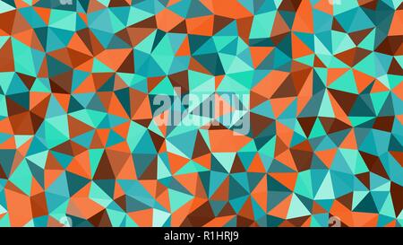 Abstract vector trendy orange triangular pattern. Modern polygonal background HD format Stock Vector