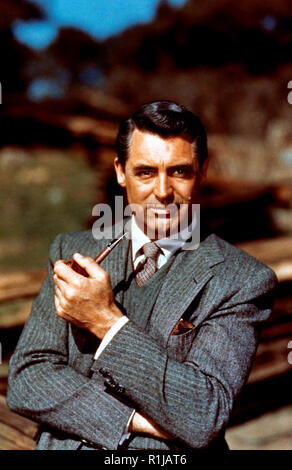 Cary Grant (born Archibald Alec Leach; January 18, 1904 ñ November 29, 1986) was an English-American actor, known as one of classic Hollywood's definitive leading men. He began a career in Hollywood in the early 1930s, and became known for his transatlantic accent, debonair demeanor, light-hearted approach to acting, and sense of comic timing. He became an American citizen in 1942. Credit: Hollywood Photo Archive / MediaPunch Stock Photo