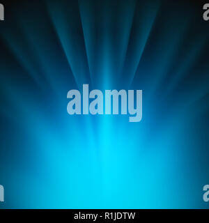 Abstract dark blue smooth light lines perspective background and texture Stock Photo