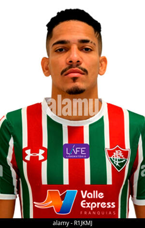 Brazilian Football League Serie A 2018 /  ( Fluminense Football Club ) -  Gilberto Moraes Junior Stock Photo