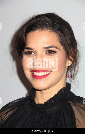 Beverly Hills, California, USA. 11th Nov 2018. America Ferrara  11/11/2018 The ACLU SoCal's Annual Bill of Rights Dinner held at The Beverly Wilshire Hotel in Beverly Hills, CA  Photo: Cronos/Hollywood News Credit: Cronos/Alamy Live News Stock Photo