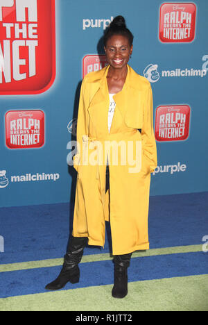 Adina Porter  11/05/2018 The World Premiere of 'Ralph Breaks the Internet' held at El Capitan Theatre in Los Angeles, CA   Photo: Cronos/Hollywood News Stock Photo