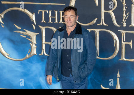 London, 13th Nov, 2018.  Jason Isaacs attends the premiere of the film 'Fantastic Beasts: The Crimes of Grindelwald' in Leicester square  on November 13, 2018 England.© Jason Richardson / Alamy Live News Stock Photo