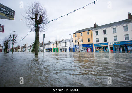 Cockermouth Floods 2015 - Lake District Cumbria Stock Photo