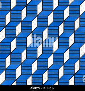 Vector Graphic Abstract Geometry Maze Pattern Blue Seamless Geometric  Labyrinth Background Subtle Pillow And Bed Sheet Design Unique Art Deco  Hipster Fashion Print Stock Illustration - Download Image Now - iStock