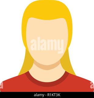 Premium Vector  New woman avatar icon flat illustration of woman avatar  vector icon isolated on white background