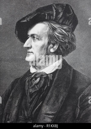 Wilhelm Richard Wagner, 1813-1883, German Composer, Theatre Director ...