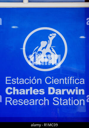 Charles Darwin Research Station, Puerto Ayora, Santa Cruz or Indefatigable Island, Galapagos, Ecuador Stock Photo