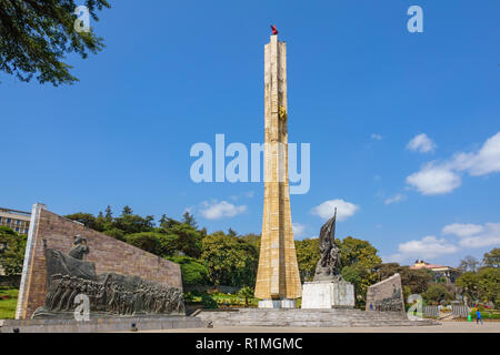 Tiglachin monument in Addis Ababa Ethiopia Stock Photo