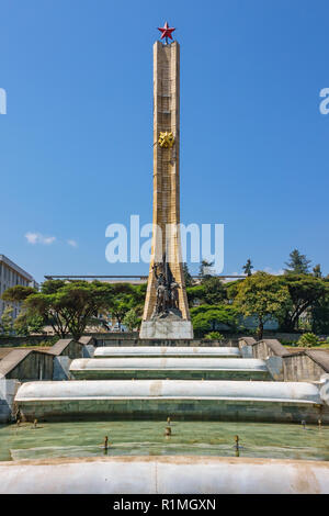 Tiglachin monument in Addis Ababa Ethiopia Stock Photo