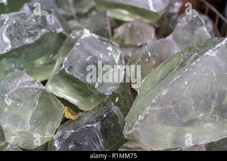 Translucent mineral stone background texture. Stock Photo