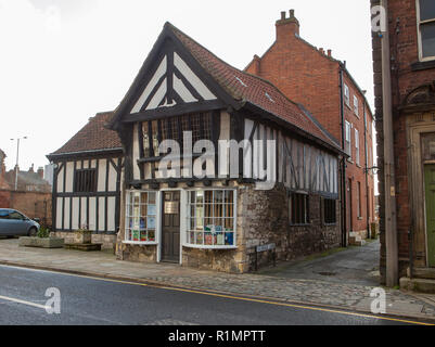 Tadcaster Ark - fifteenth century timber framed council offices Stock Photo