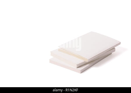 Mockup for closed hard cover notebook or typography elements. Stock Photo