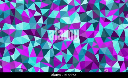 Abstract vector trendy colorfull triangular pattern. Modern polygonal background in FHD widescreen aspect ratio of 16:9 Stock Vector