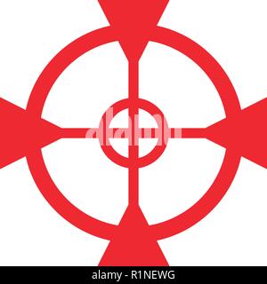 Focus target graphic design template vector illustration Stock Vector