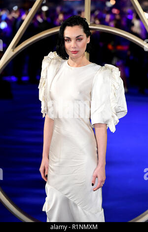 Poppy Corby-Tuech attending the Fantastic Beasts: The Crimes of