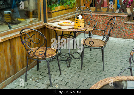 garden furniture made of metal Stock Photo - Alamy