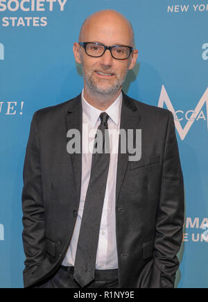 New York, United States. 09th Nov, 2018. Moby attends The Humane Society 9th Annual to the Rescue! Gala at Cipriani 42nd Street Credit: Lev Radin/Pacific Press/Alamy Live News Stock Photo