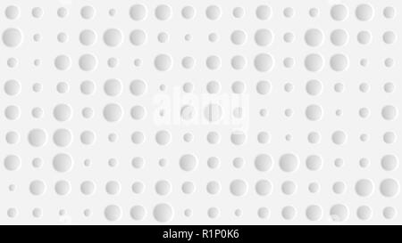 3d rendered texture of random dimples on a flat surface on a white background. Stock Photo