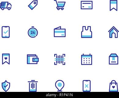 Ecommerce icon Sets Outline Line Vector Stock Vector Image & Art - Alamy