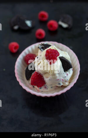 Oreo Ice Cream Stock Photo