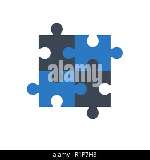 Puzzle Vector Icon. Stock Vector