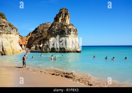 Praia Da Rocha Portimao Algarve Portugal Europe Stock Photo - Alamy