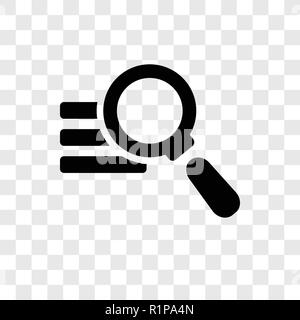 Analytics vector icon isolated on transparent background, Analytics transparency logo concept Stock Vector