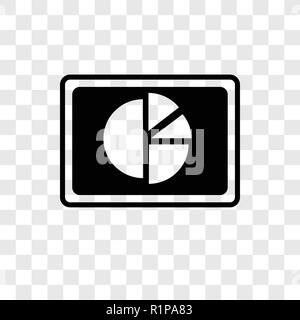 Dashboard vector icon isolated on transparent background, Dashboard transparency logo concept Stock Vector