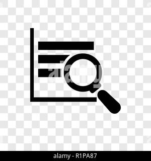 Analytics vector icon isolated on transparent background, Analytics transparency logo concept Stock Vector