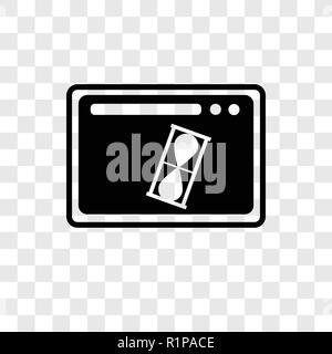 Visit vector icon isolated on transparent background, Visit transparency logo concept Stock Vector